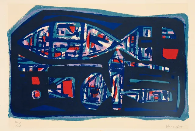 ALFRED MANESSIER. Kompositon.