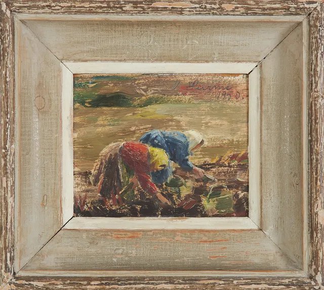 VILJO HURME (FINLAND 1893-1987). olja på pannå, signerad och daterad 1950.