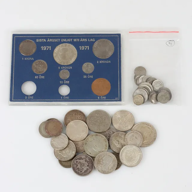 SILVERMYNT, Sverige, 18/1900-tal.