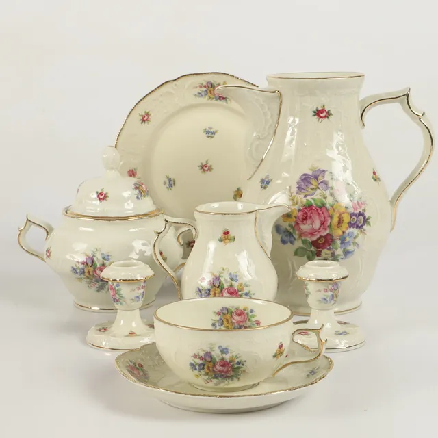 KAFFESERVIS, 42 delar, "Sanssouci", Rosenthal, Tyskland.