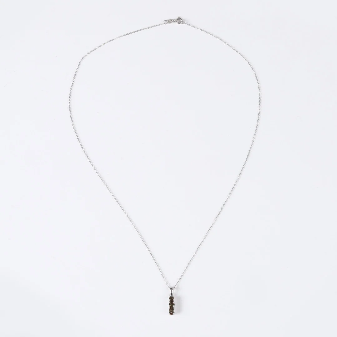 COLLIER, Sterling silver, Andalusit. — Necklace — Garpenhus Auktioner