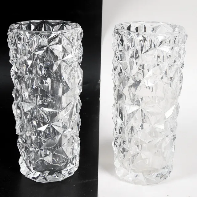 LENA BERGSTRÖM. Vaser, ett par, glas, "Carat", Orrefors.