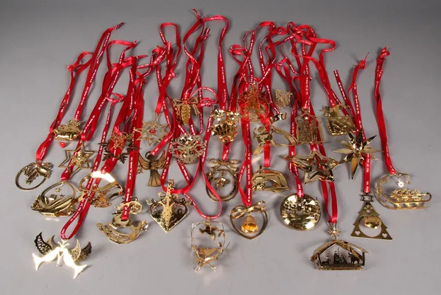 Georg Jensen. Samling juleuroer (28)