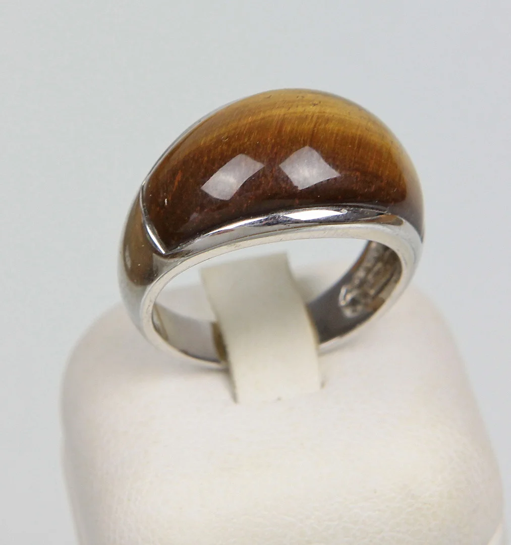 RING, mit Tigerauge Silber 925. — Rings — Auktionshaus Bossard