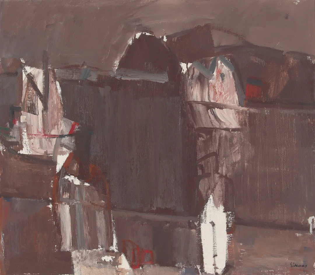 Eikaas, Ludvig — "Fra Trysnes" ca. 1980 — Kunst/Maleri — Blomqvist