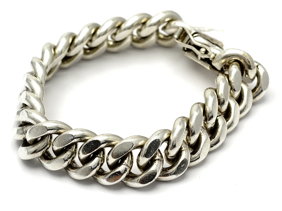 Armband Pansar S925 142,2g 22cm, slitet — Smycken/Armband — Kaplans