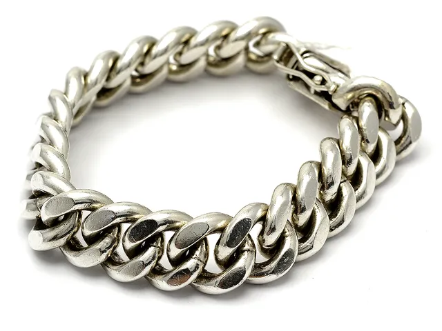 Armband Pansar S925 142,2g 22cm, slitet