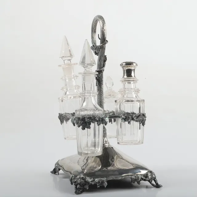 GUSTAF DAHLGREN. Bordssurtout, silver, Malmö, 1853.