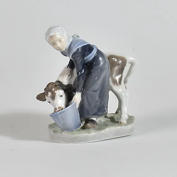 CHRISTIAN THOMSEN. FIGURIN, Royal Copenhagen, Denmark, signerad.