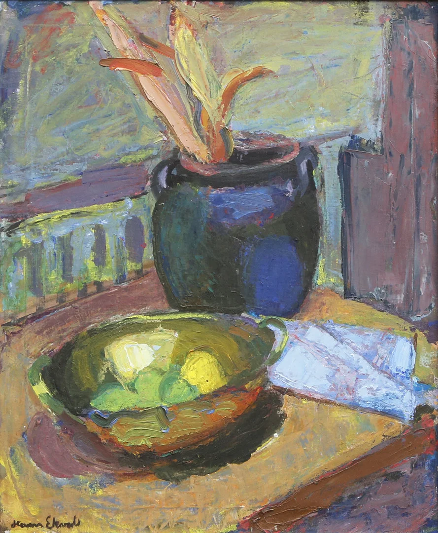 HANS EKVALL. OLJA, på duk, signerad. — Paintings — Kalmar Auktionsverk