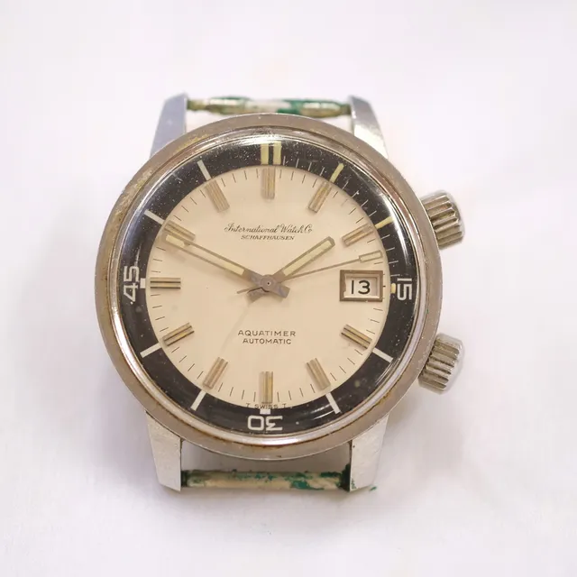 IWC. HERRARMBANDSUR. AQUATIMER. INTERNATIONAL WATCH CO, SCHAFFHAUSEN.