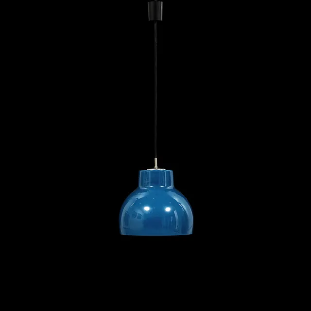 TAKLAMPA, glas, 1900-tal, kuphöjd 27,5 cm.