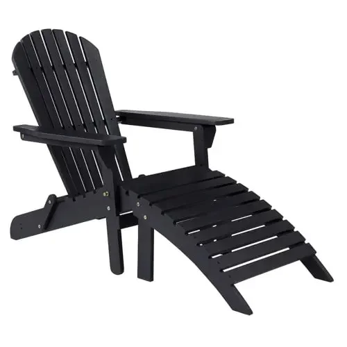 Dækstol. Model Amerikaner - sort (2) — Home and garden/Garden furniture — Lauritz