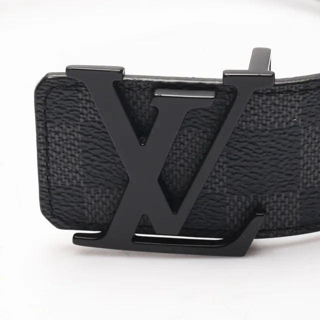 LOUIS VUITTON. Bälte, Damier Graphite.