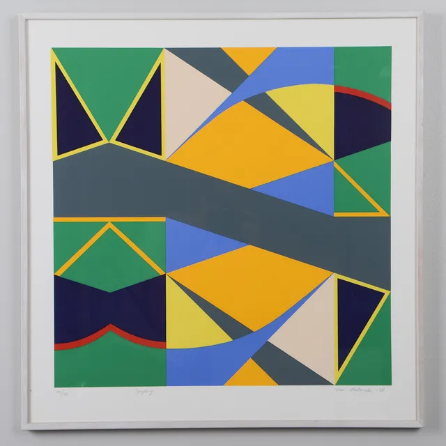 ANN MAKANDER. "Spegling", serigrafi, signerad samt numrerad 141/160.