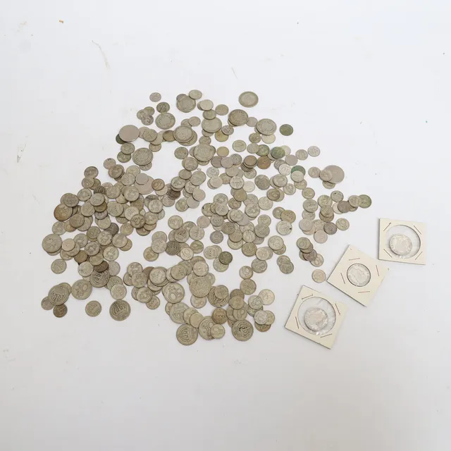 SILVERMYNT, svenska, mestadels öringar.