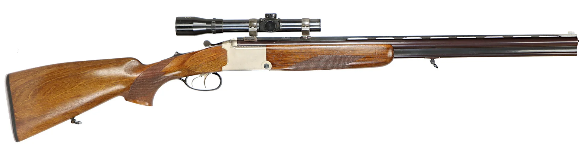 KOMBI, Enkelskott, fabrikat Krieghoff, modell Ultra (Jubileumsmodell 1985), kaliber 12/70-7x57R, tillv.nr 85178, se-nr SE2060362. — Combi/Combo — Walter Borg