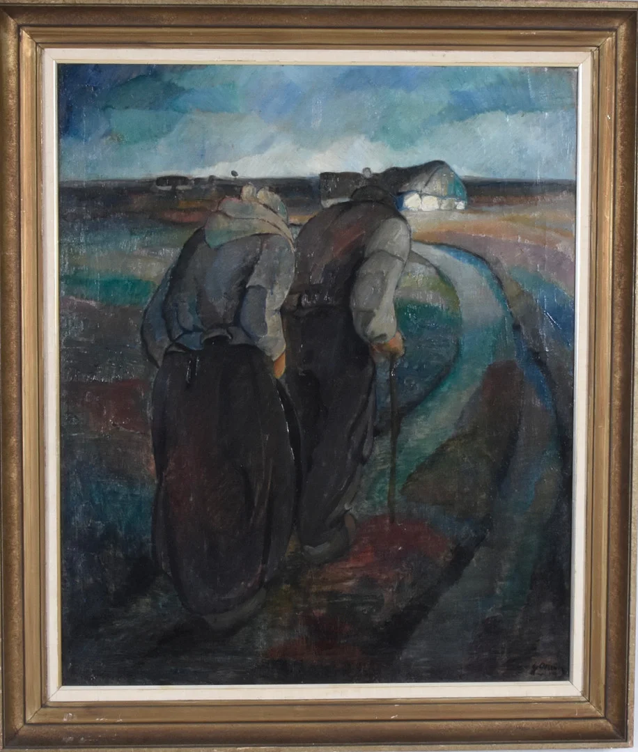 GOTTFRID OLSSON. Olja på duk. — Paintings — Halmstads Auktionskammare