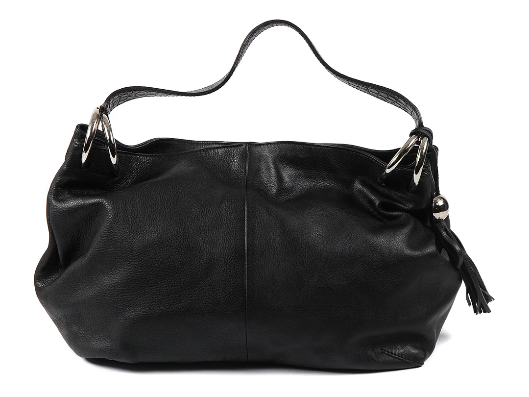 VÄSKA, FURLA, svart läder, 32x25x14 cm, dustbag. — Accessoarer/Väskor — Kaplans