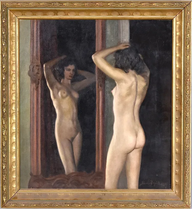 SIMEON ÖQUIST. (1868-1955). Olja på duk.
