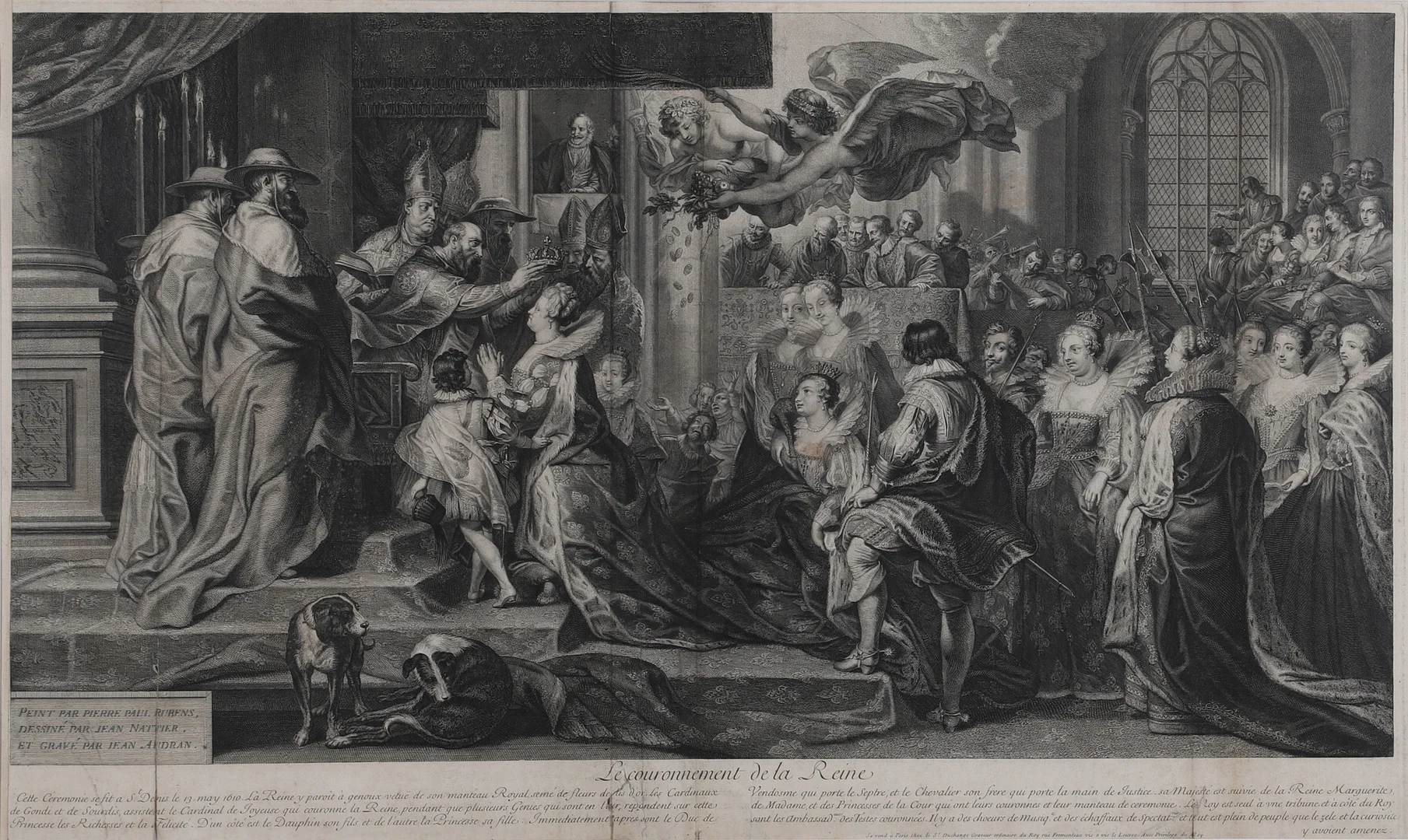PETER PAUL RUBENS. EFTER. kopparstick av JM. Nattier, 1700-tal. — Engravings & Prints — Gomér & Andersson Norrköping