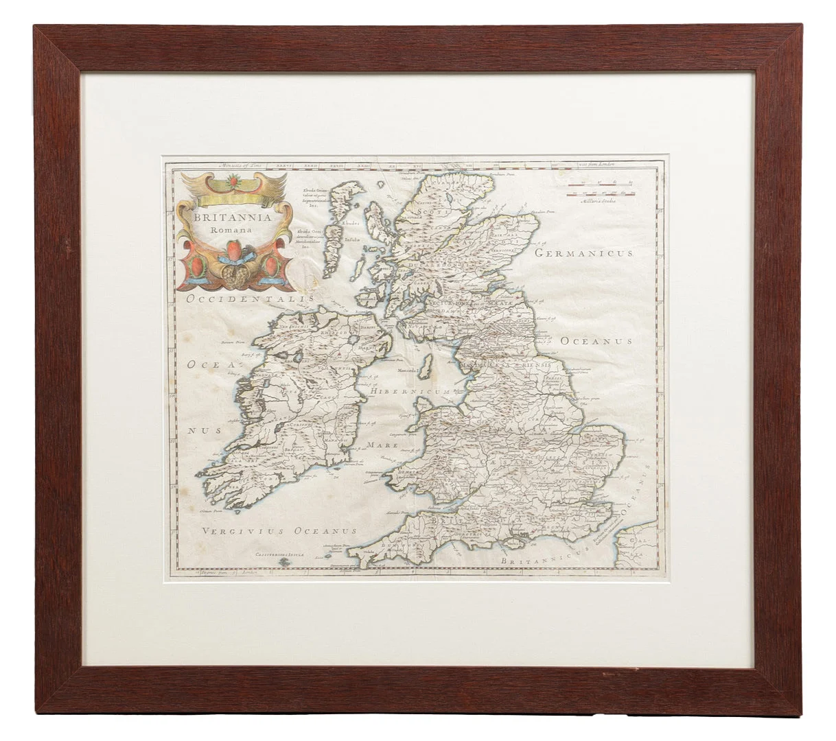 ROBERT MORDEN. BRITANNIA ROMANA, CIRCA 1695. — Maps — Bishop & Miller