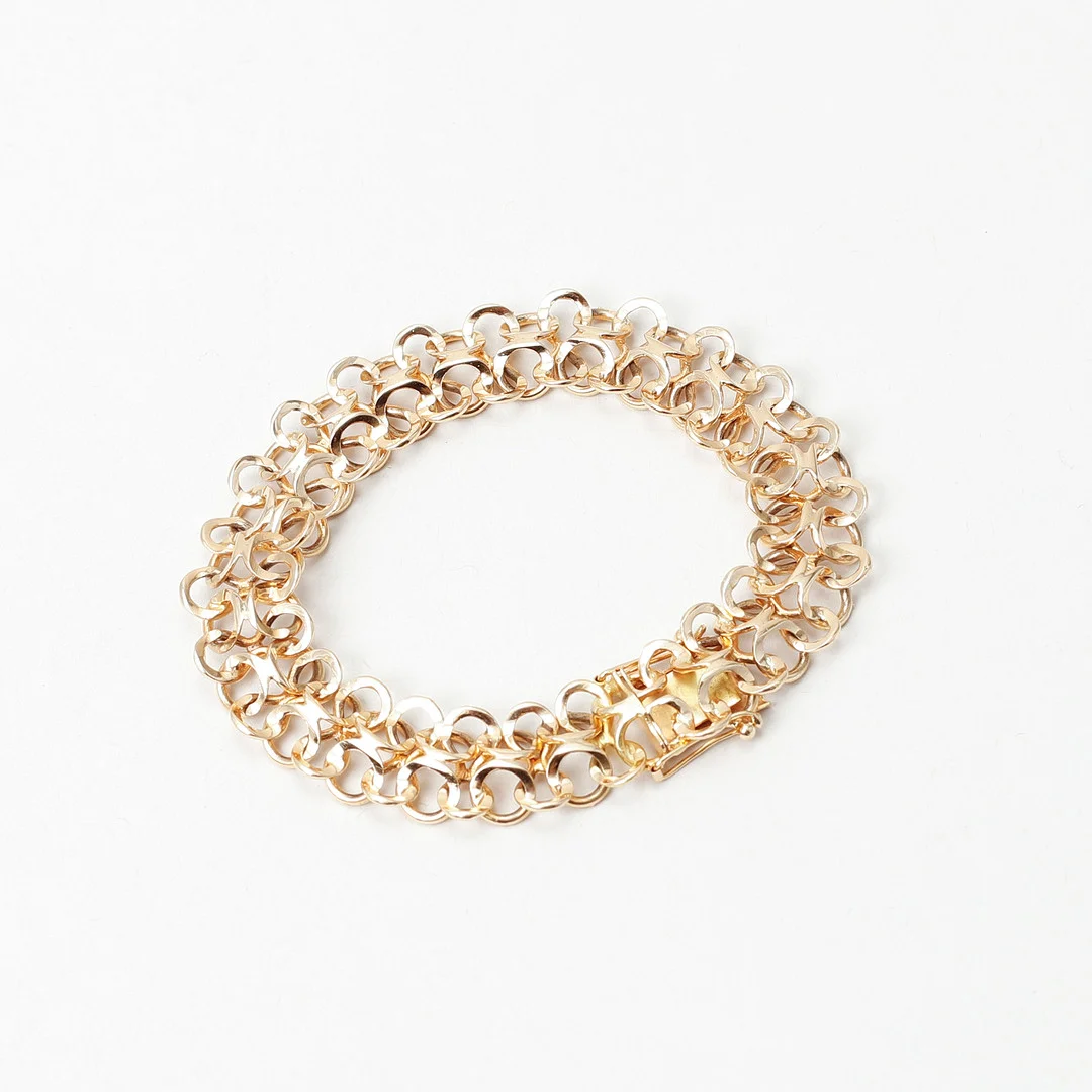 ARMBAND, 16-18k guld, vikt ca 29,6 gram. — Necklace — Göteborgs Auktionsverk
