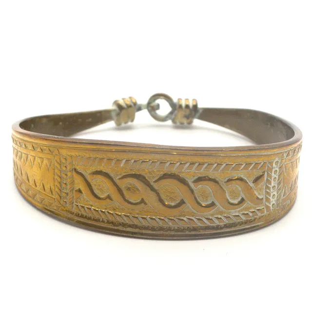 KALEVALA KORU. (FINNLAND) BRONZE ARMBAND, VINTAGE, PUNZIERT.