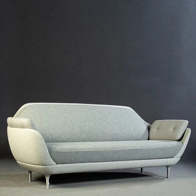 JAMIE HAYON. Fritz Hansen, 3-Sitzer Sofa 'Favn JH3', Brown Label.