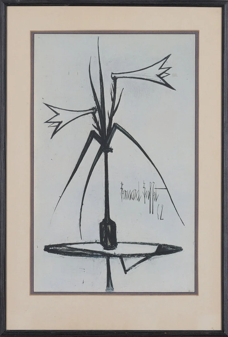 BERNARD BUFFET. efter, offsettryck, signerad och daterad i trycket. — Engravings & Prints — Gomér & Andersson Norrköping