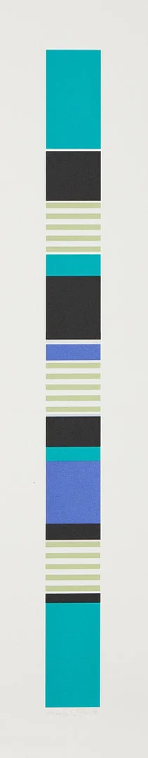 ILKKA PÄRNI (FÖDD 1959). Komposition, serigrafi, signerad och daterad 08, EA konstnärens exemplar 16/30. — Engravings & Prints — Stockholms Auktionsverk Magasin 5