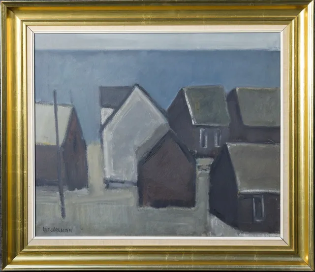 Leif Sørensen, parti med huse