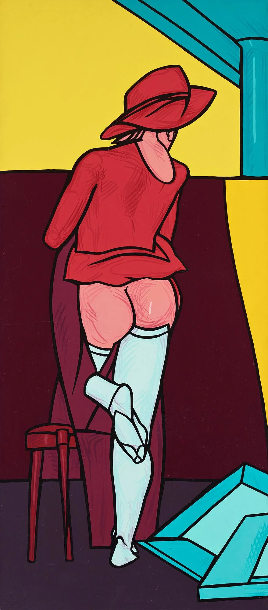 Valerio Adami, studio per "la visita". — Bukowskis