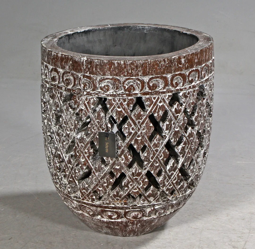 Krukke, støbemateriale / kunstmateriale — Glass, porcelain and ceramics/Other glass, porcelain and ceramics — Lauritz