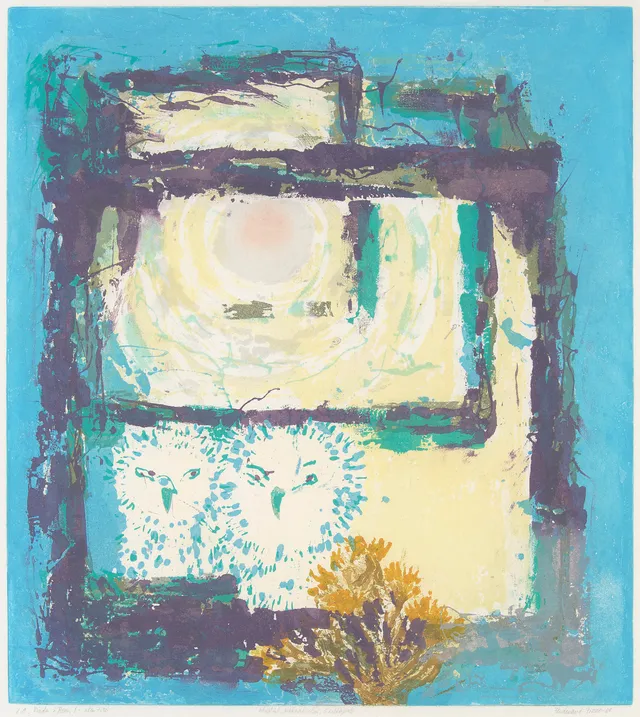 Finne, Ferdinand — "Vindu i Rom, 1 - uten tittel" 1988