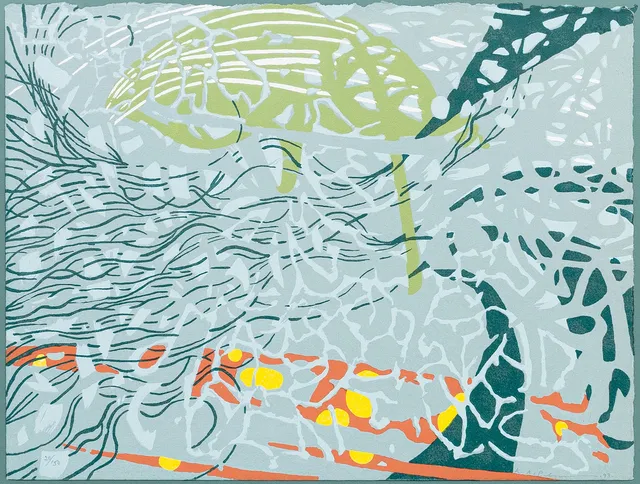 KARL AXEL PEHRSON. Komposition, färgserigrafi, signerad, numrerad 20/150, daterad -93.
