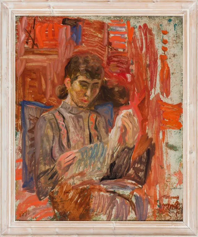 Ryggen, Hans — "Lesende pike" 1946