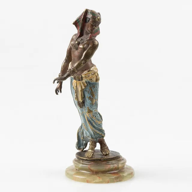FRANZ BERGMAN. TILLSKRIVEN. Skulptur, sk Wienerbrons, Österrike, 18/1900-tal.