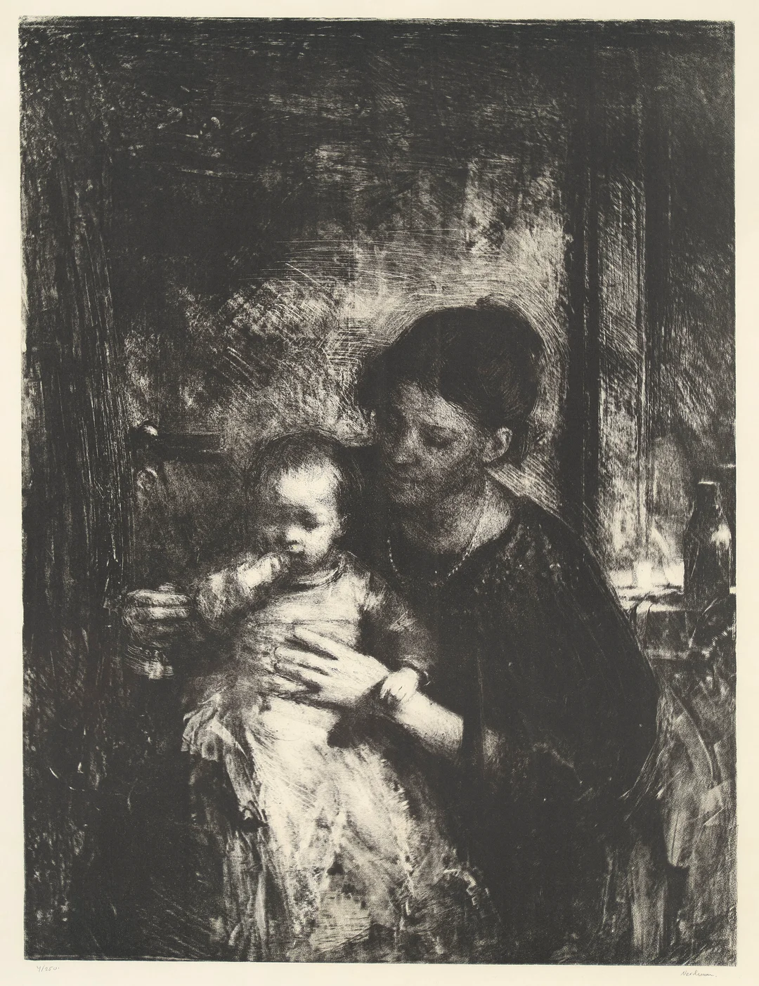 Nerdrum, Odd — "Ettårsdagen" — Kunst/Grafikk — Blomqvist