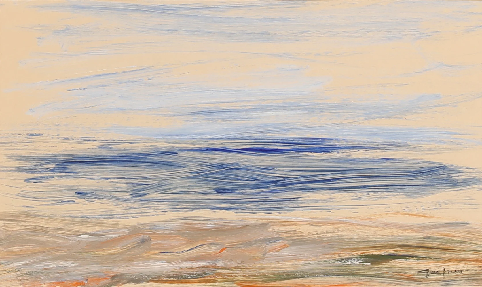 AGNE JOHANSSON. Blandteknik, signerad. — Paintings — RA Auktionsverket Norrköping