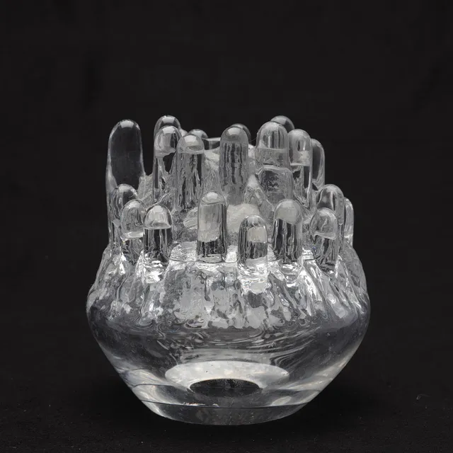 GÖRAN WÄRFF. LJUSLYKTA "Polar" glas Kosta.