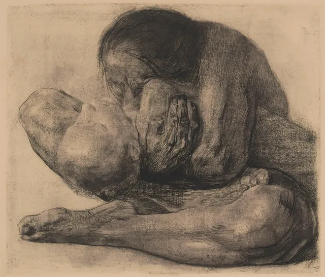 Kollwitz, Käthe — "Frau mit totem Kind" 1903 (1921)