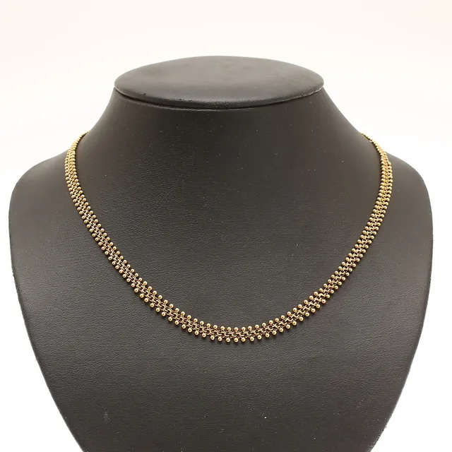 COLLIER, 18 k guld.