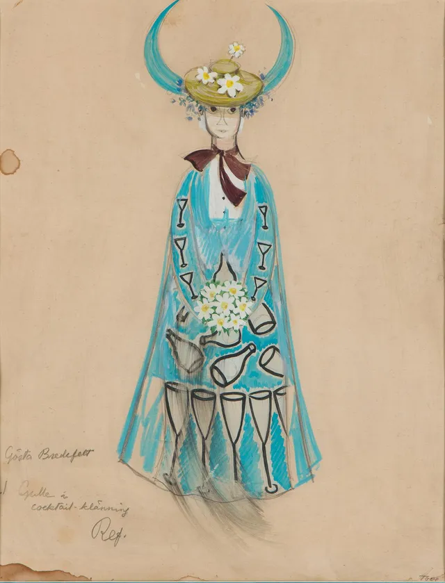 Tove Jansson, "Gulle i cocktail-klänning".