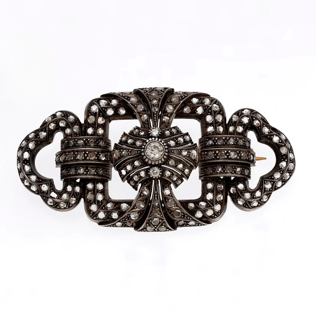Art Deco diamonds brooch. — Brooches & Pendants — Balclis