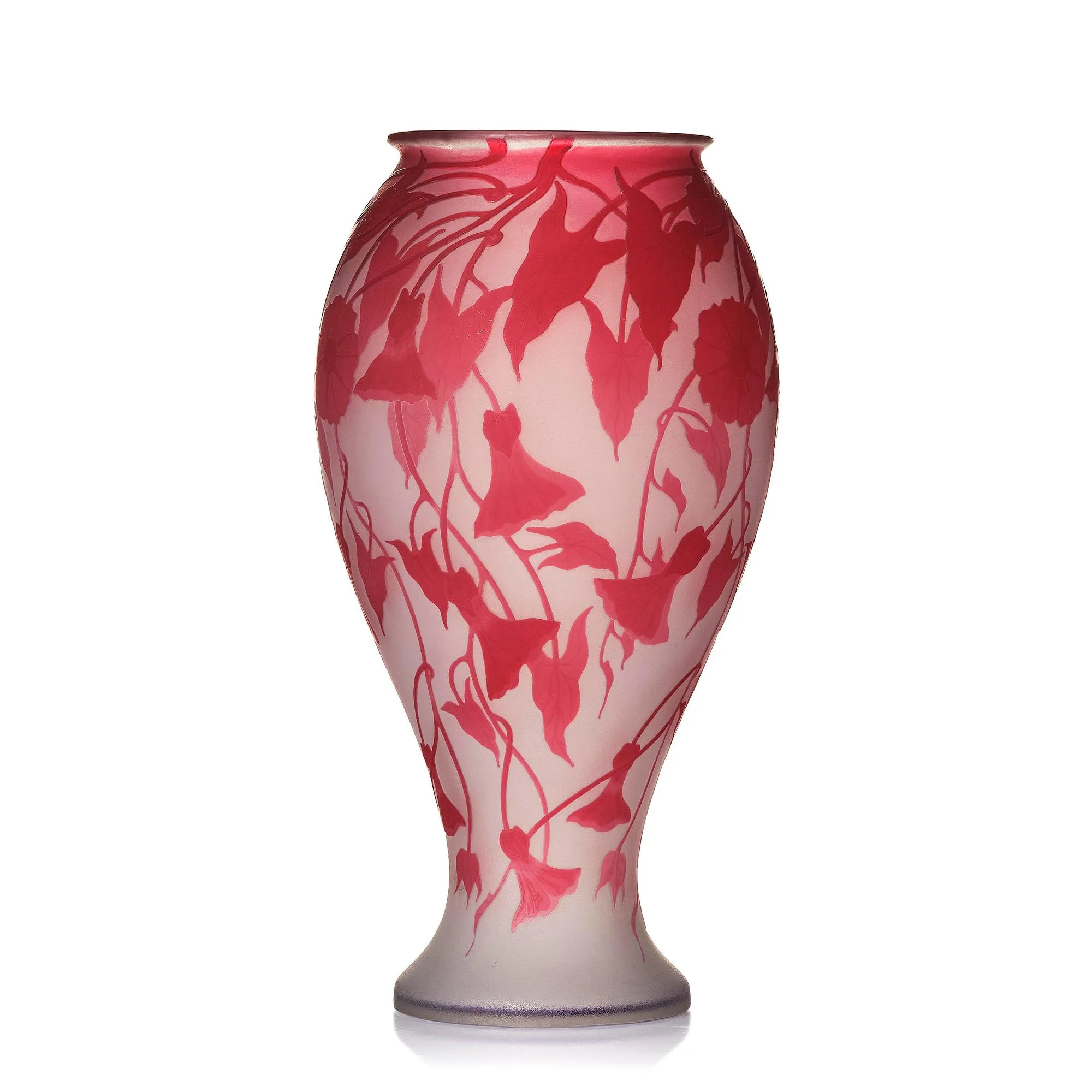 Alf Wallander, vas, överfångsglas, Kosta, ca 1908-1909, jugend. — Bukowskis