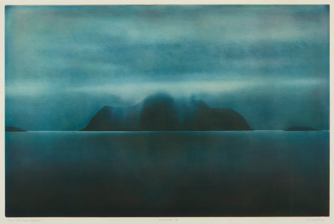 Risberg, Terje — "Portrett B" — Kunst/Grafikk — Blomqvist