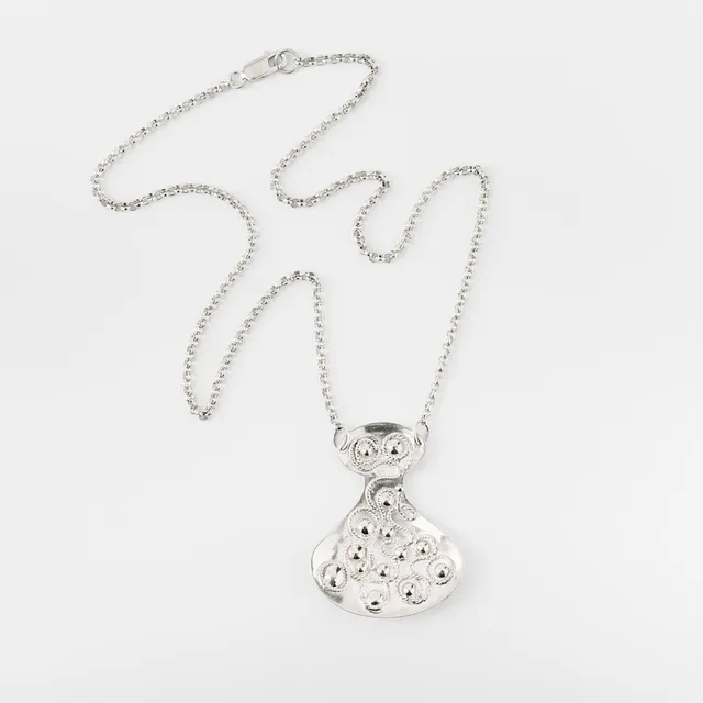 ROSA TAIKON. A sterling silver pendant necklace, Stockholm 1997.