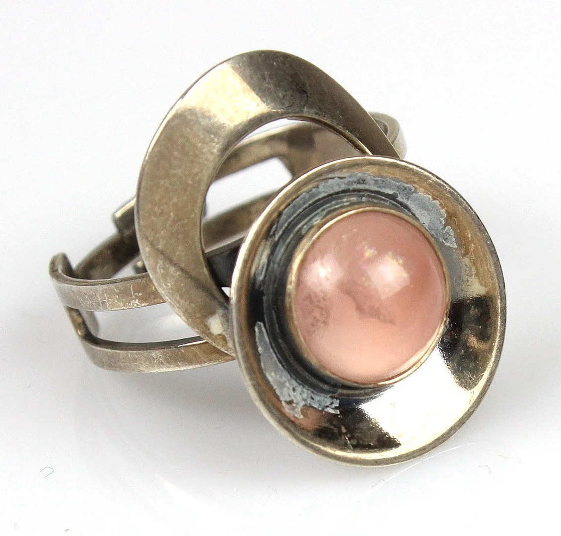 ROSENQUARZ RING, SILBER 925. — Rings — Auktionshaus Bossard