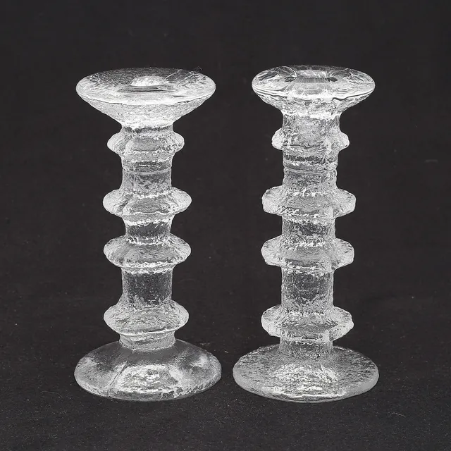 TIMO SARPANEVA. Ljusstakar, 2 st, "Festivo", Iittala.
